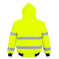 Miniatyrbild 2 av 2: Portwest Herr 3 i 1 Hi-Vis Bomberjacka M Gul Yellow M