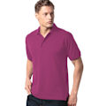 Miniatyrbild 3 av 3: Kustom Kit Klassic Superwash kortärmad poloskjorta för män 3XL M Magenta 3XL