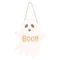 Miniatyrbild 1 av 3: Something Different Boo Ghost Plaque En Storlek Off White Off White One Size