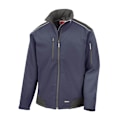 Miniatyrbild 1 av 2: Result Herr Ripstop Soft Shell Andningsbar Jacka S Marinblå/Svart Navy/Black S