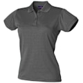 Miniatyrbild 1 av 2: Henbury Dam/Kvinnor Coolplus® Monterad Poloskjorta S Charcoal Gr Charcoal Grey S