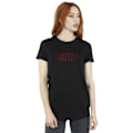 Miniatyrbild 2 av 3: Netflix Dam/Damer Stranger Things Glow Logo Bomull Boyfrien Black XXL