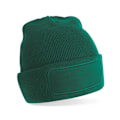 Miniatyrbild 1 av 2: Beechfield Unisex Vuxen Original Patch Beanie One Size Bottle G Bottle Green One Size