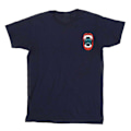 Miniatyrbild 1 av 4: The Lost Boys Herr T-shirt med ficka med tänder 5XL Marinblå Navy Blue 5XL