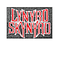 Miniatyrbild 2 av 2: Lynyrd Skynyrd Dubbelsidig Patch Logo Nyckelring One Size Dark Gr Dark Grey/Red One Size