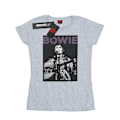 Miniatyrbild 1 av 3: David Bowie Dam/Damer Rock Poster Bomull T-shirt S Sports G Sports Grey S