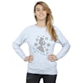 Miniatyrbild 2 av 5: Disney Princess Dam/Damer Belle Vinter Silhouette Sweatshirt Sports Grey S