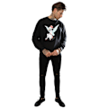 Miniatyrbild 4 av 5: Disney Mens Tinkerbell Jul Fe Sweatshirt L Svart Black L