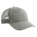Miniatyrbild 2 av 2: Atlantis Unisex Vuxen Rapper 5 Panel Mocka Hållbar Truckerkeps Grey One Size