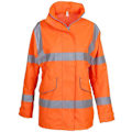 Miniatyrbild 1 av 2: Yoko Dam/Damer Executive Hi-Vis Jacka L Orange Orange L