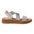 Miniatyrbild 2 av 3: Good For The Sole Dam/Damer Ana Comfort Crossover Strap Bred Pewter 6 UK