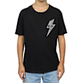 Miniatyrbild 3 av 5: AC/DC Pojkar Lightning Bolt T-Shirt 7-8 År Svart Black 7-8 Years