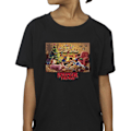 Miniatyrbild 3 av 4: Netflix Girls Stranger Things Julsamling Bomull T-shirt Black 7-8 Years