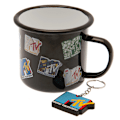 Miniatyrbild 1 av 3: MTV emaljmuggset One Size Svart/Blå Black/Blue One Size