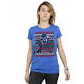 Miniatyrbild 2 av 5: A Nightmare On Elm Street Dam/Damer Jul Fair Isle Bomullströja Royal Blue S