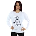 Miniatyrbild 2 av 3: A Nightmare On Elm Street Dam/Damer Redo Eller Inte Sweatshirt White M