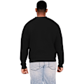 Miniatyrbild 2 av 3: Casual Classics Herr Ringspun Bomull Förlängd Halsringning Oversize Black L