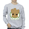 Miniatyrbild 3 av 4: Guardians Of The Galaxy Pojkar Groot Badge Sweatshirt 9-11 År Sports Grey 9-11 Years