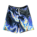 Miniatyrbild 1 av 2: Hype Boys Rainbow Marble Marble Badshorts 11-12 År Flerfärgad Multicoloured 11-12 Years