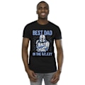 Miniatyrbild 2 av 3: Star Wars Mandalorian Bästa Pappa Galaxy T-shirt M Svart Black M