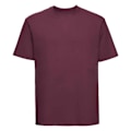 Miniatyrbild 1 av 3: Russell herr T-shirt i ringspunnen bomull, klassisk modell, S, Bourgogne Burgundy S