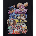 Miniatyrbild 3 av 3: Paw Patrol: The Mighty Movie Barnens/Barnens Logotyp T-shirt 3-4 år Black 3-4 Years