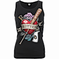 Miniatyrbild 1 av 2: Spiral Direct Dam/Kvinnor Rotten Harley Quinn Razor Back Tank Black L