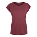 Miniatyrbild 1 av 5: Bygg ditt varumärke Dam/Dam Extended Shoulder T-Shirt M Cher Cherry M
