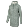Miniatyrbild 4 av 6: Mountain Warehouse Dam Fleecejacka för Kvinnor/Damer Mallaig Longline Light Khaki 12 UK
