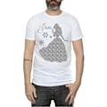 Miniatyrbild 3 av 5: Disney Princess Herre Belle Jul Silhouette T-shirt M Vit White M