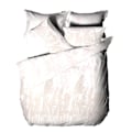 Miniatyrbild 1 av 3: The Linen Yard Pampas Bomull Tvättat Påslakan Set Enkelsäng Blush Blush Single