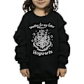 Miniatyrbild 3 av 5: Harry Potter Flickor Hogwarts Väntar På Mitt Brev Sweatshirt 12 Black 12-13 Years