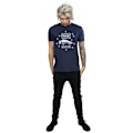 Miniatyrbild 4 av 5: National Lampoon's Christmas Vacation Herr Eat My Dust T-shirt Navy Blue M