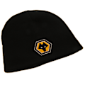 Miniatyrbild 2 av 2: Wolverhampton Wanderers FC Unisex Vuxen Crest Beanie One Size B Black/Yellow One Size