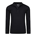 Miniatyrbild 3 av 3: Mountain Warehouse Talus Zip Neck Baslager Topp för Barn Black 3-4 Years