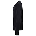 Miniatyrbild 3 av 4: Henbury Herr Bomull Akryl V-ringad Sweatshirt 4XL Svart Black 4XL