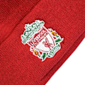 Miniatyrbild 2 av 2: Liverpool FC Crest Knitted Turn Up Beanie One Size Röd Red One Size