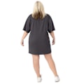 Miniatyrbild 2 av 6: Pusheen Oversize T-shirtklänning för damer M Charcoal Grey/P Charcoal Grey/Pink M