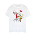Miniatyrbild 1 av 4: Tom & Jerry Dam/Damer Jul Ren T-shirt i Bomull för Pojkvän White S