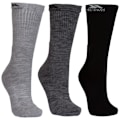 Miniatyrbild 1 av 4: Trespass Herr Jackbarrow Vandringsstrumpor (3-pack) UK 4-7 Kol Carbon Melange/Stone Melange/Black UK 4-7