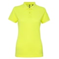 Miniatyrbild 1 av 2: Asquith & Fox Dam/Dam Short Sleeve Performance Blend Polo Neon Yellow XL
