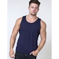 Miniatyrbild 3 av 3: Duke Herr Tanktop Fabio Kingsize 4XL Marinblå Navy 4XL