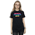 Miniatyrbild 2 av 5: Ready Player One Dam/Damer Regnbågslogotyp Bomull Pojkvän T- Black S