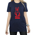 Miniatyrbild 3 av 5: Scooby Doo Dam/Damer Crazy Cool Bomull Boyfriend T-Shirt XX Navy Blue XXL