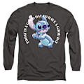 Miniatyrbild 1 av 4: Lilo & Stitch Unisex Vuxen Good Day T-Shirt S Gråmelerad Charcoal S