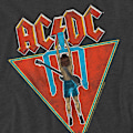 Miniatyrbild 3 av 5: AC/DC Unisex Vuxen Flick of the Switch T-Shirt L Kolgrå Charcoal L