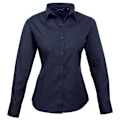 Miniatyrbild 1 av 3: Premier Dam/Dam Poplin Långärmad Blus 10 Marinblå Navy 10
