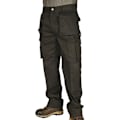 Miniatyrbild 4 av 4: Absolute Apparel Herr Workwear Utility Cargo Byxa 42L Svart Black 42L