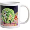 Miniatyrbild 1 av 5: Rick And Morty Portal Mug En Storlek Vit/Grön White/Green One Size