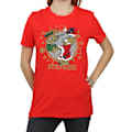 Miniatyrbild 3 av 5: Tom And Jerry Dam/Damer Jul Överraskning Bomull Pojkvän Red XL